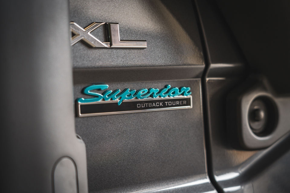 Superior Outback Tourer badge on 79 series