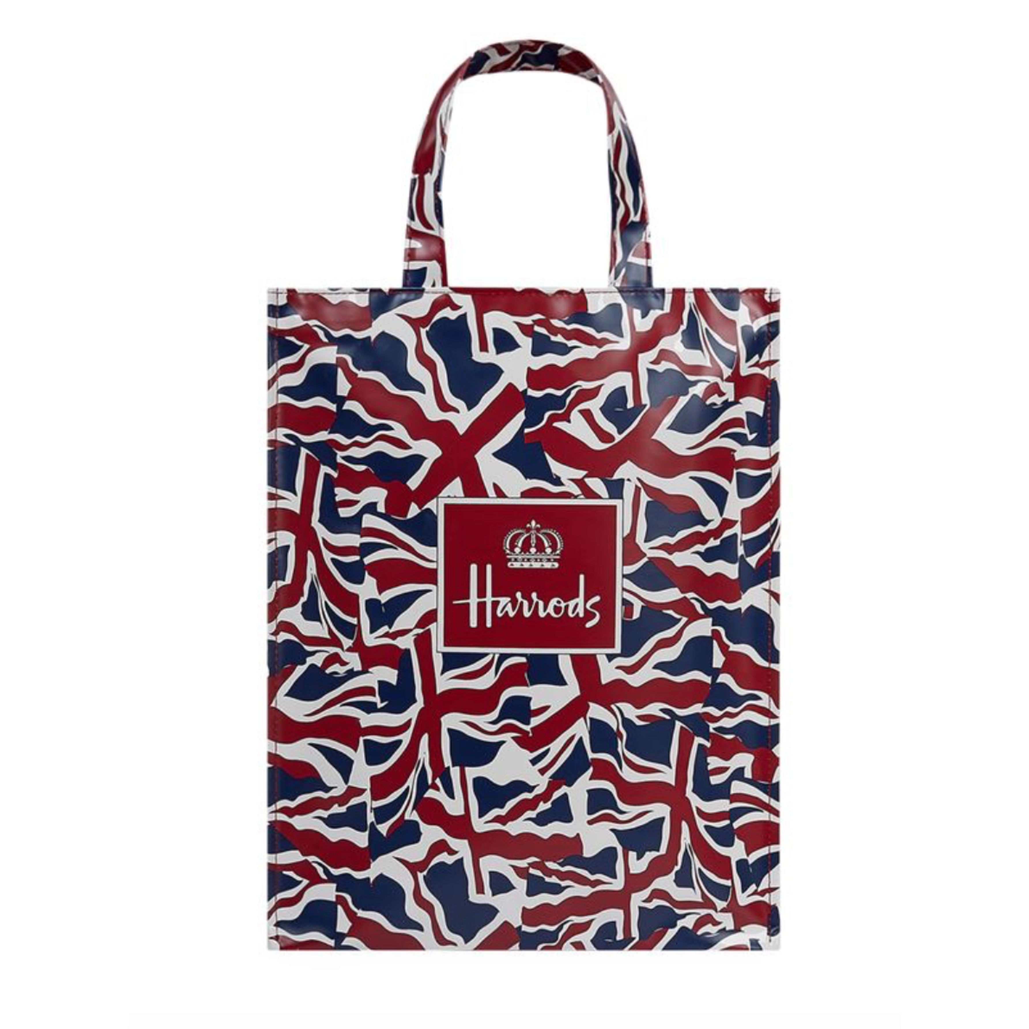 Harrods Vintage Flag Shopper Bag (Medium)