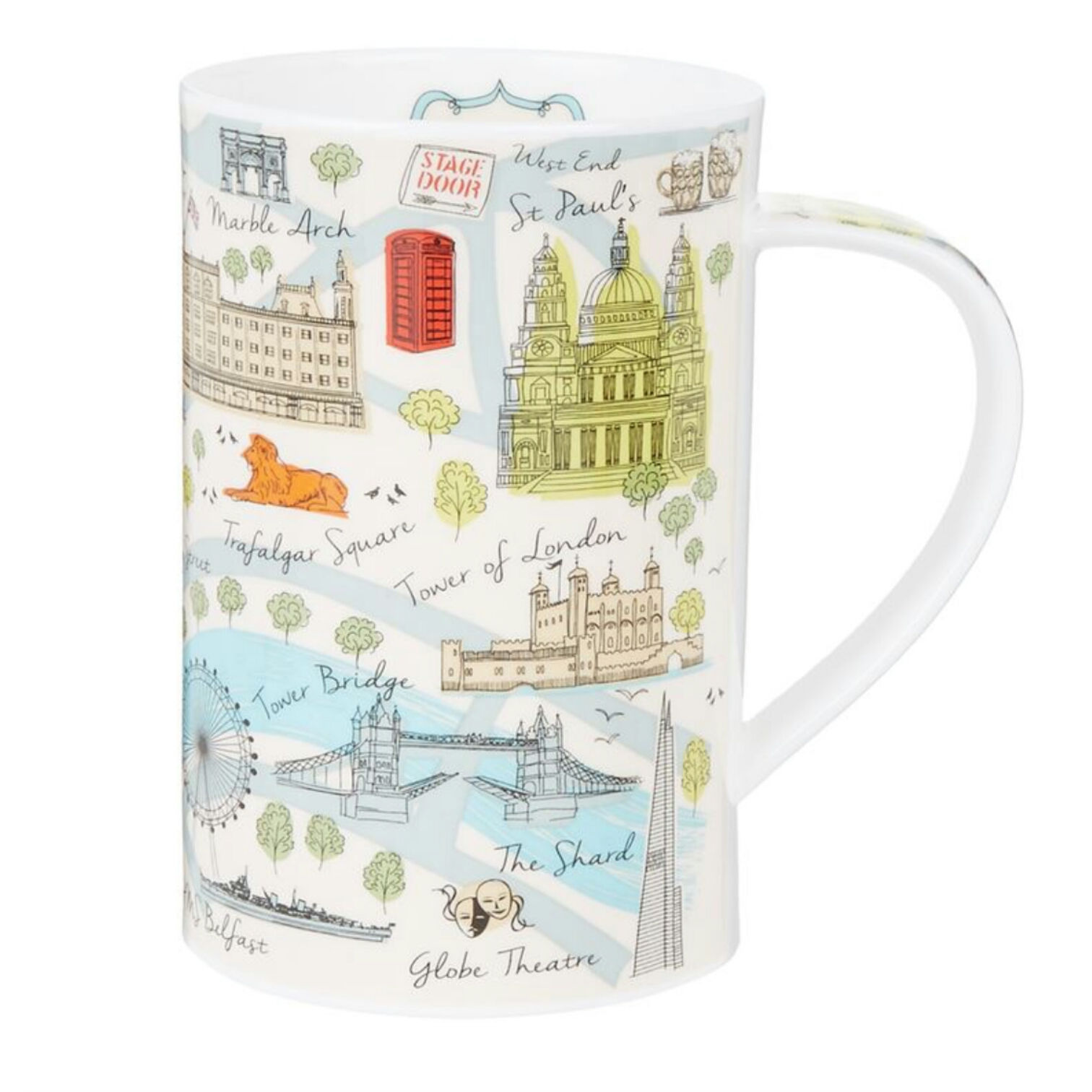 Harrods London Map Mug