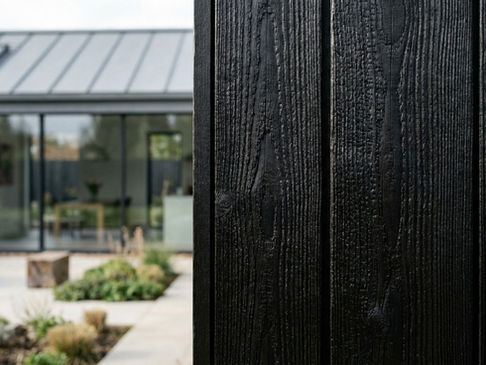 Shou Sugi Ban charred timber cladding