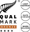 Qualmark 4 Star Bronze Sustainable Tourism Business Award Logo