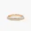 Thumbnail: 14k Channel Setting Princess Cut Half Eternity Diamond Ring