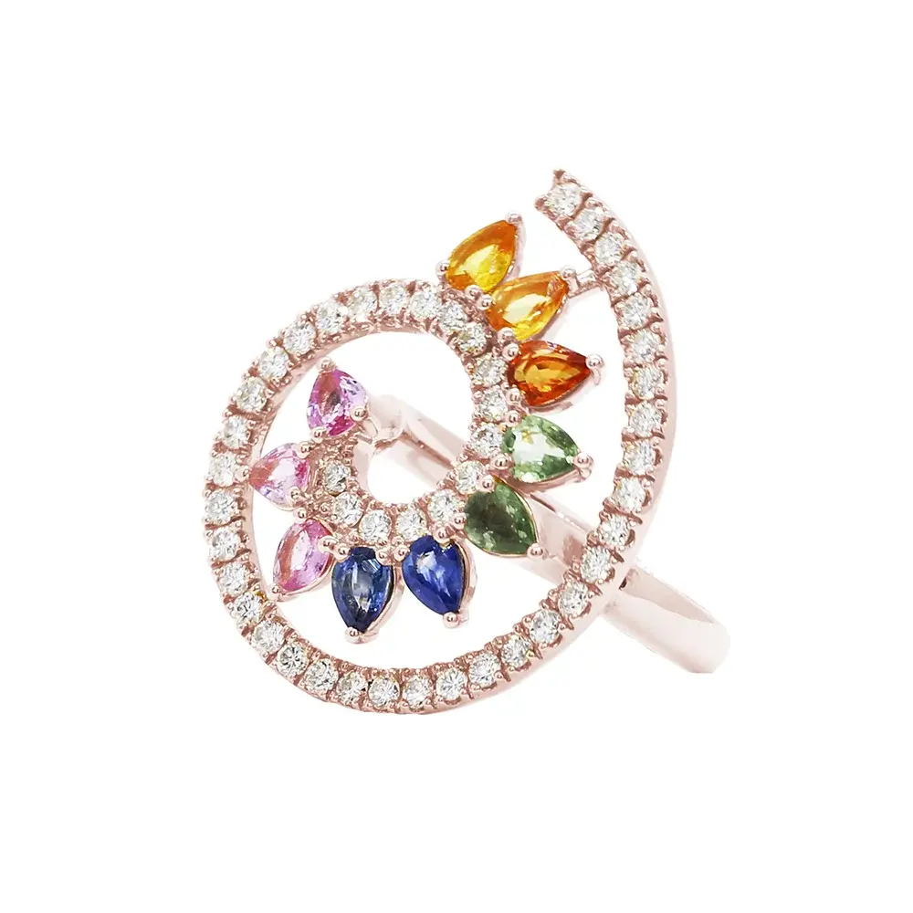 Festival Spiral Ring