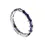 Thumbnail: 18K Solid Gold Blue Sapphire Baguette Eternity Band