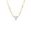 Thumbnail: 18K Solid Gold Diamond Trio Necklace