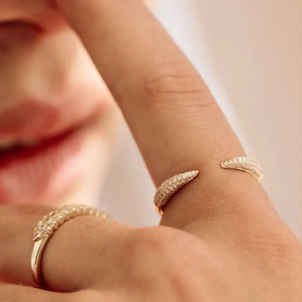 Thumbnail: 14k Diamond Ring