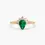 Thumbnail: Emerald Engagement Ring