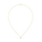 Thumbnail: Bezel Set Emerald Necklace with 14K Gold