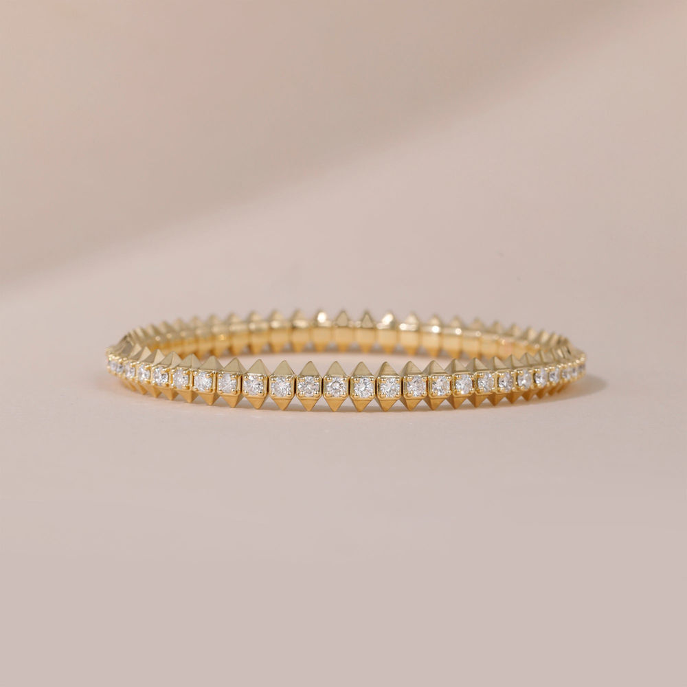 Diamond Spike Tennis Bracelet