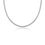 Thumbnail: 14K solid gold Diamond tennis necklace