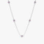Amethyst Station Necklace