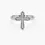 Thumbnail: Cross Shaped Diamond Ring
