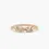 Thumbnail: 14K Solid Gold Scattered Baguette and Round Diamond Ring