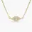 Thumbnail: 14K Gold Diamond Evil Eye Necklace