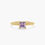 Thumbnail: 18K Solid Gold Square Amethyst Ring