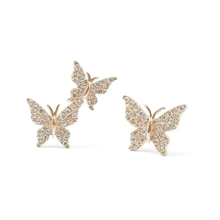 Ally Butterfly Diamond Earrings