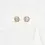 Thumbnail: 14K Solid Gold Spun Silk Gold Diamond Studs