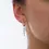 Thumbnail: 14K Solid Gold Dangling Diamond Drop Earrings