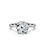 Thumbnail: 14K Solid Gold 2Ct Lab Grown Diamond Tulip Engagement Ring