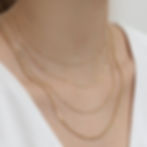 Thumbnail: 18K Solid Gold Chain Necklace