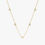 Thumbnail: 18K Solid Gold Diamond Star Station Necklace