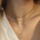 Diamond Pear Necklace