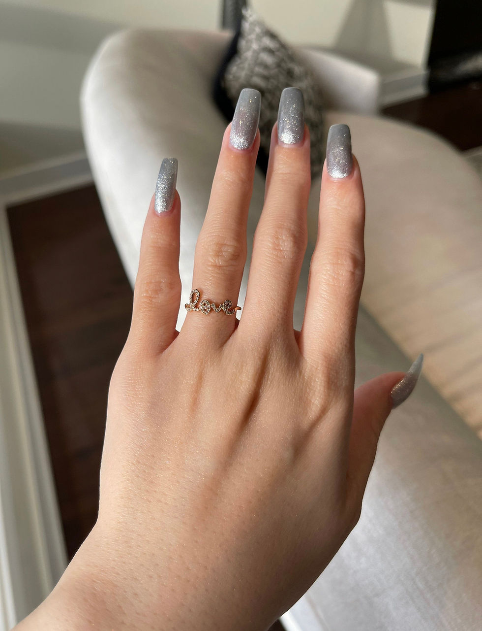 Love Natural Diamond Pave Ring