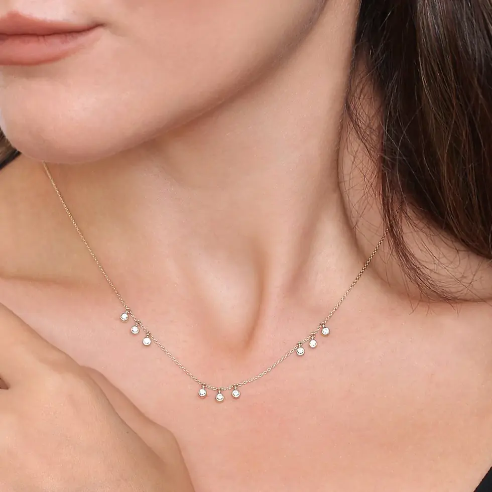 Diamond Dangle Necklace