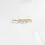 Thumbnail: 14k Solid Gold Lab-Grown Diamond Tempo Ring
