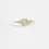 Stargaze Ring, Yellow Gold Closed Basket 14 Karat Gold Ring