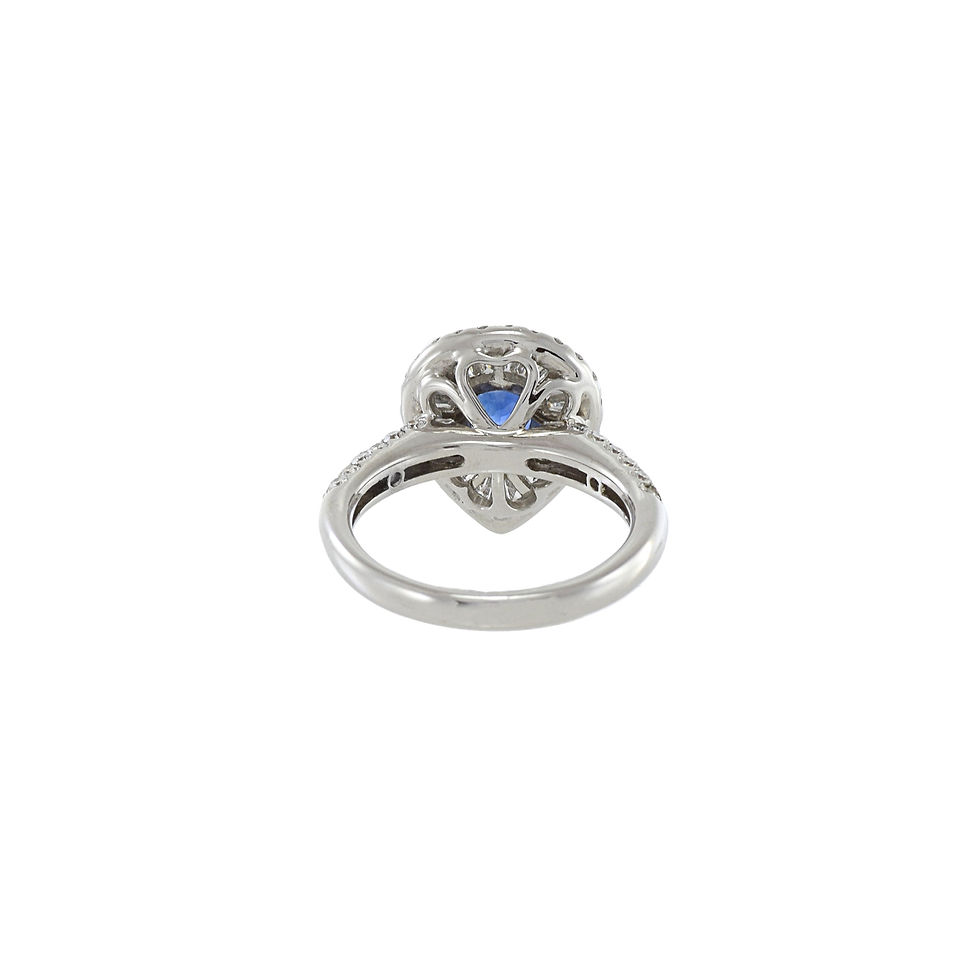 Thumbnail: Sapphire Diamond Ring