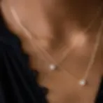 Lab-Grown Diamond Threaded Necklace