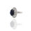 Thumbnail: Cabochon Cut Blue Sapphire Diamond Band
