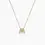 Thumbnail: 18K Solid Gold Diamond Alphabet Necklace