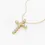 Baguette Diamond Cross Necklace