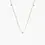 Thumbnail: 18K Solid Gold Bezel Setting Diamond by the Yard Necklace