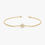 18K Solid Gold Diamond Saturn Bracelet – Celestial Inspired Design