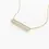 Thumbnail: Baguette Diamond Horizontal Necklace