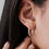 Thumbnail: Diamond Hoop Earring