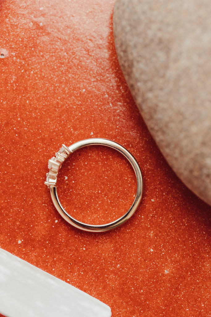 Thumbnail: 18K Solid Gold Marquise Diamond Ring