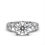 Thumbnail: 18K White Gold Round Shape Lab Grown Diamond Engagement Ring