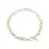 Thumbnail: 14K Gold With Diamond Link Toggle Bracelet