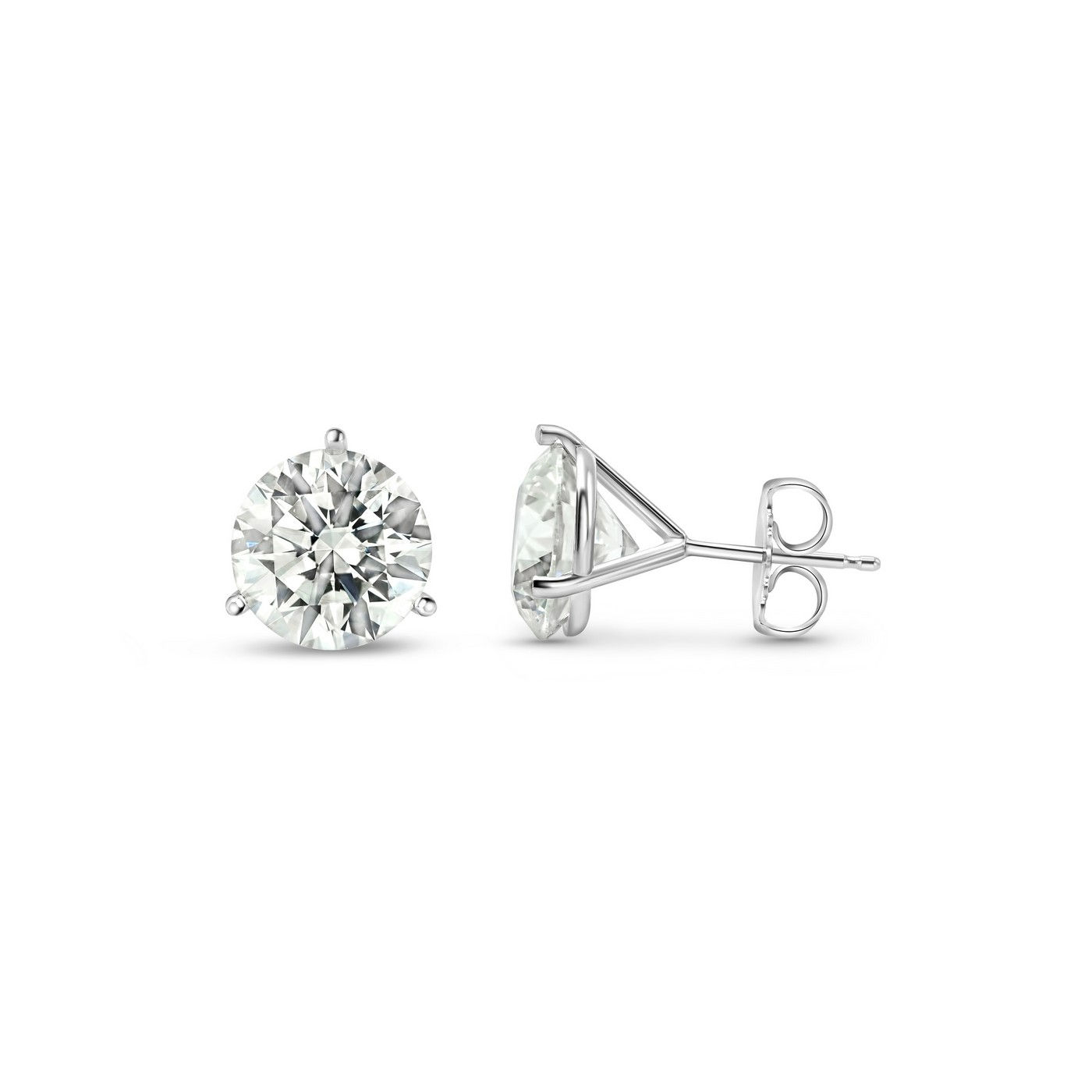 14K gold 6 Carat Lab-Grown Diamond Earrings