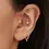 Thumbnail: Leaf Diamond Helix Piercing