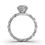 Thumbnail: 18K White Gold Lab Grown Diamond Ring