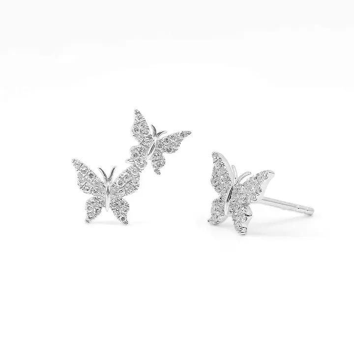 Butterfly Diamond Earrings