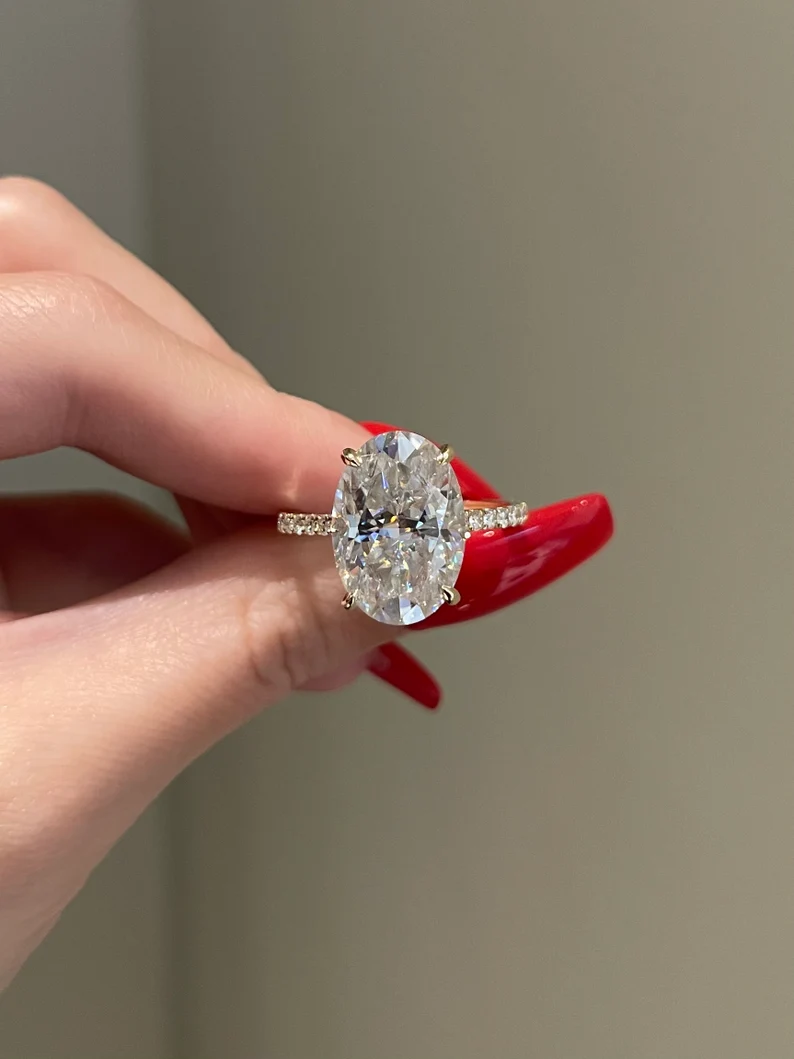 Moissanite 10 carat deals
