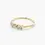 Thumbnail: 14K Solid Gold Scattered Baguette and Round Diamond Ring