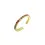 18K Solid Gold Rainbow Sapphire Ear Cuff
