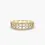 Thumbnail: 18K Solid Gold  Unique Baguette Diamond Wedding Ring